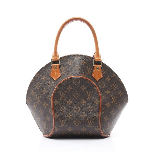 Louis Vuitton Monogram PM Brown Handbag Leather Ellipse - Picture 1 of 7